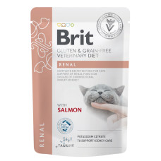 Brit VD Cat Renal вологий корм для котів із захворюваннями нирок, 85 гр