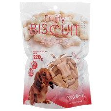 DoggyMan Biscuit Strawberry печенье для собак со вкусом клубники, 220 гр