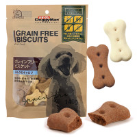 DoggyMan Biscuits Milk Carob печиво для собак зі смаком молока, 140 гр