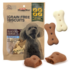 DoggyMan Biscuits Milk Carob печенье для собак со вкусом молока, 140 гр