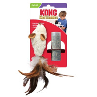 Kong Refillables Feather Mouse игрушка для котов, 20 см