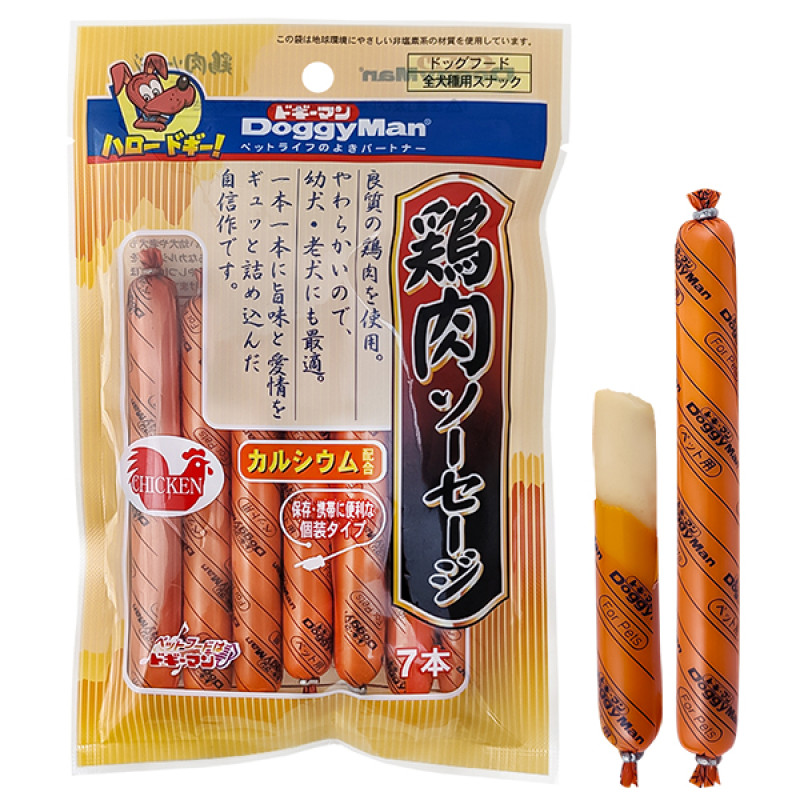 DoggyMan Chicken Sausages лакомство для собак, 100 гр