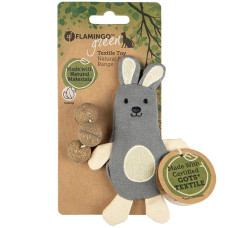 Flamingo Natural Fun Rabbit игрушка для кошек, 14 см