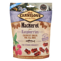 Carnilove Dog Crunchy Snack лакомство для собак со скумбрией и малиной, 200 гр