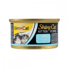 GimCat Shiny Cat влажный корм с тунцом для котят, 70 гр