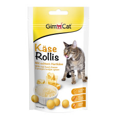 GimCat Kase-Rollis ласощі для котів вітамінізовані із сиром 40 гр