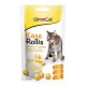 GimCat Kase-Rollis ласощі для котів вітамінізовані із сиром 40 гр - фото 1