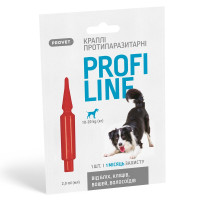 Provet Profiline краплі від бліх, кліщів та вошей для собак 10-20 кг, 1 піп