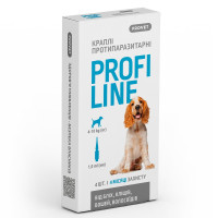 Provet Profiline краплі від бліх, кліщів та вошей для собак 4-10 кг, 4 піп