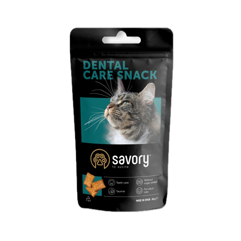 Savory Cats Snacks Pillows Dental Care ласощі для котів для здоров'я зубів 60 гр