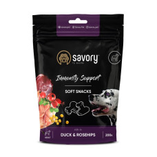 Savory Dog Immunity Support Soft Snack лакомство для собак с уткой, 200 гр