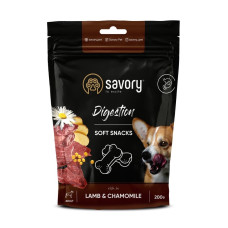 Savory Dog Digestion Soft Snack лакомство для собак с ягненком, 200 гр