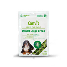 Canvit Dental Large Breed лакомство для собак больших пород для здоровья зубов, 250 гр