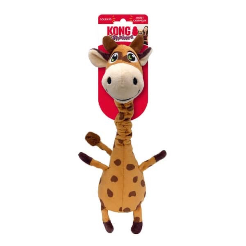 Kong Shakers Bobz Giraffe іграшка для собак, 30 см