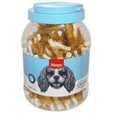 Wanpy Chicken Jerky & Rawhide Twists лакомство для собак с курицей, 800 гр