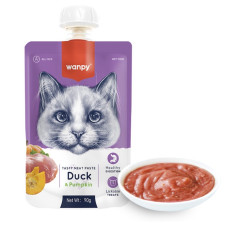 Wanpy Duck & Pumkin крем-суп для котів з качкою, 90 гр