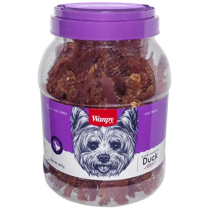 Wanpy Duck Jerky лакомство для собак с уткой, 800 гр