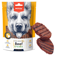 Wanpy Grilled Beef Steak лакомство для собак с говядиной, 100 гр