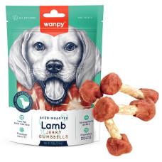 Wanpy Lamb Jerky Dumbell лакомство для собак с ягненком, 100 гр
