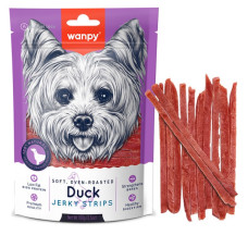 Wanpy Soft Duck Jerky Strips лакомство для собак с уткой, 100 гр