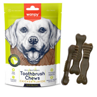 Wanpy Toothbrush Chews Chicken ласощі для собак з куркою, 100 гр