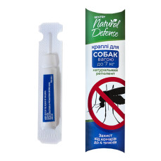 Sentry Natural Defense краплі від комарів, бліх та кліщів для собак вагою до 7 кг, 1 шт