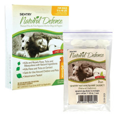 Sentry Natural Defense краплі від комарів, бліх та кліщів для собак вагою 7-18 кг, 3 шт