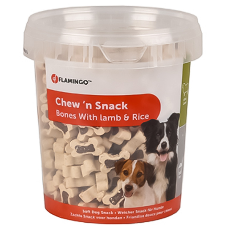 Flamingo Bones With Lamb & Rice лакомство для собак с ягненком, 500 гр