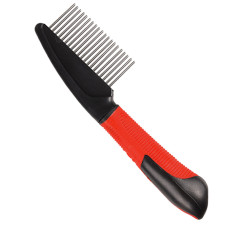 Flamingo Comb Rotating Teeth расческа для собак с вращающимися зубцами 20х3 см