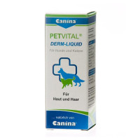 Canina PETVITAL Derm-Liquid вітаміни для здоров'я шкіри та вовни 25 мл
