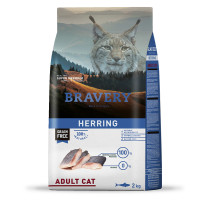 Bravery Cat Adult Herring сухий корм з оселедцем для котів 2 кг