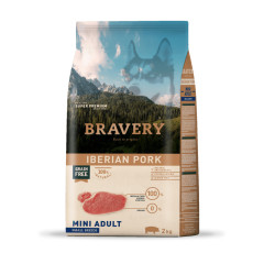 Bravery Mini Adult Iberian Pork сухий корм зі свининою для дорослих собак малих порід 2 кг