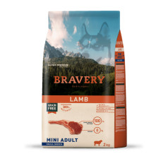Bravery Mini Adult Lamb сухий корм з ягнятком для дорослих собак малих порід 2 кг
