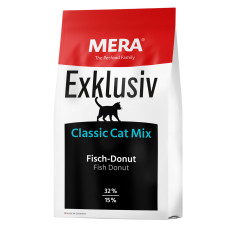 MERA Exklusiv Classic Mix Fish - Donut сухий корм з рибою для котів 20 кг