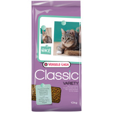 Versele-Laga Classic Cat Variety сухой корм с мясом и рыбой для котов 10 кг
