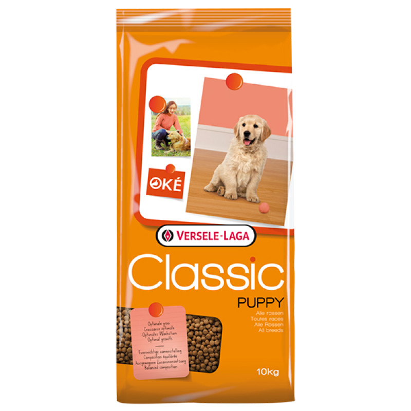 Versele-Laga Classic Puppy сухой корм с мясом для щенят 10 кг