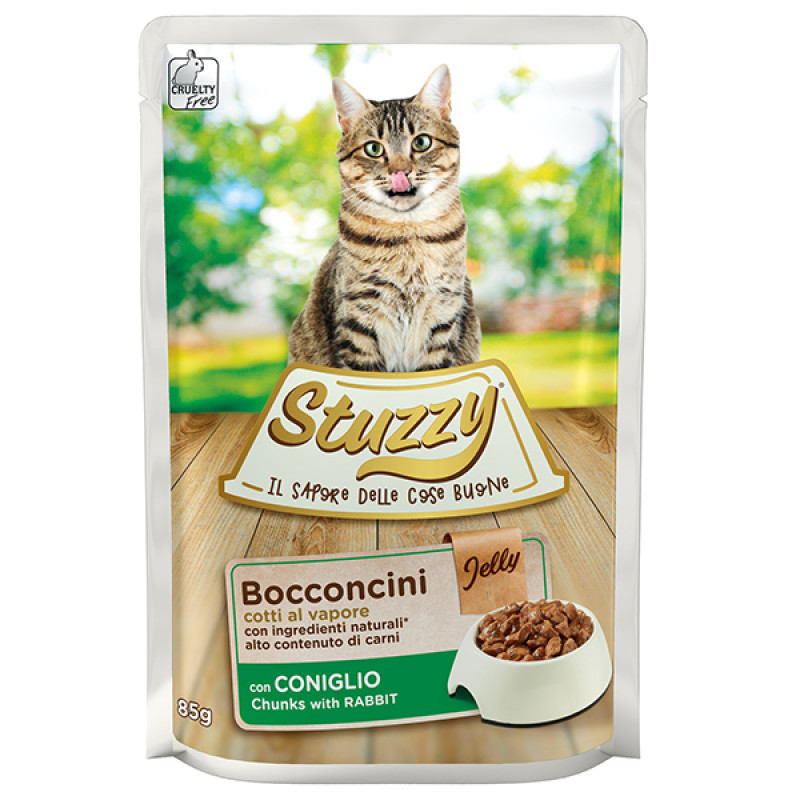 Stuzzy Cat Rabbit влажный корм с кроликом для котов 85 гр
