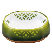 CattyMan Japanese Art Designed миска для котів та собак, 250 мл, зелений