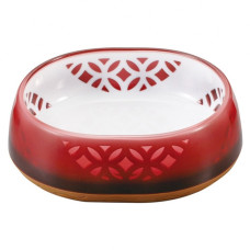 CattyMan Japanese Art Designed миска для кошек и собак, 250 мл, красный