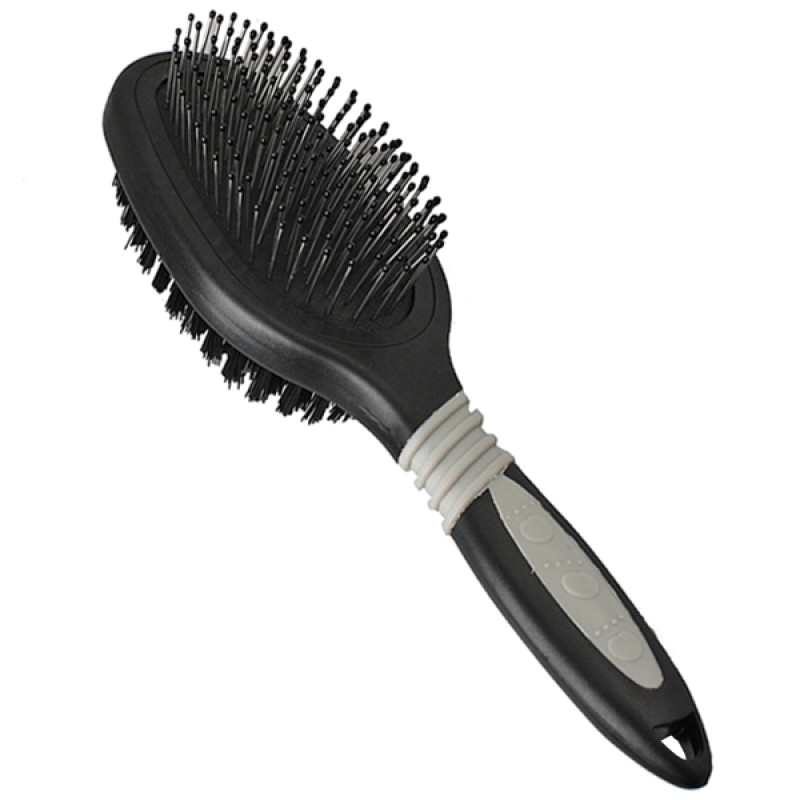 Flamingo Groo’Me Bristle Brush&Pin щетка для кошек и собак двухсторонняя, размер L
