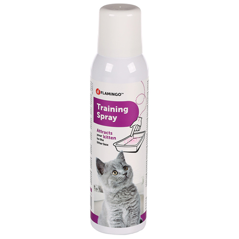 Flamingo Kitten Training Spray спрей с кошачьей мятой для котят 103 мл