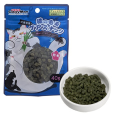 CattyMan Hairball Care Bonito & Tuna Bits ласощі для котів з макрелью та тунцем для виведення шерсті, 40 гр