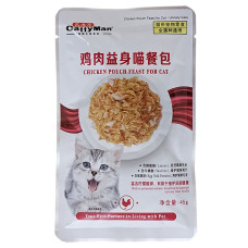 CattyMan Urinary Care Chicken Feast вологий корм з макрелью для котів схильних до СКХ 45 гр