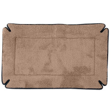 K&H Self-Warming Crate Pad подстилка самосогревающаяся в клетку для собак, 56 см х 36 см, коричневая
