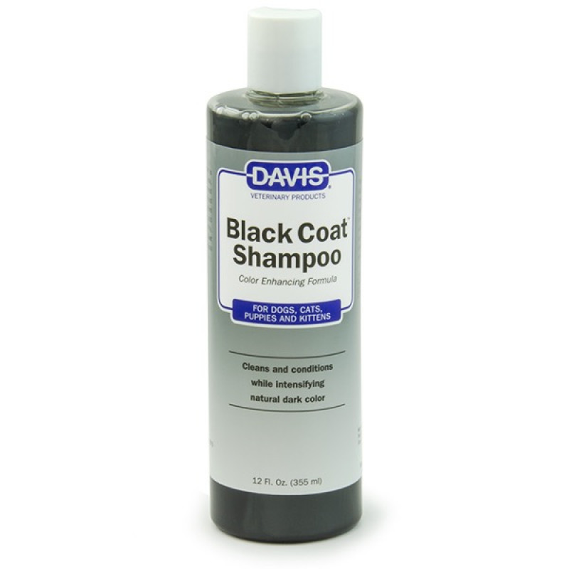 Davis Black Coat Shampoo шампунь для собак и кошек с черной шерстью, 355 мл