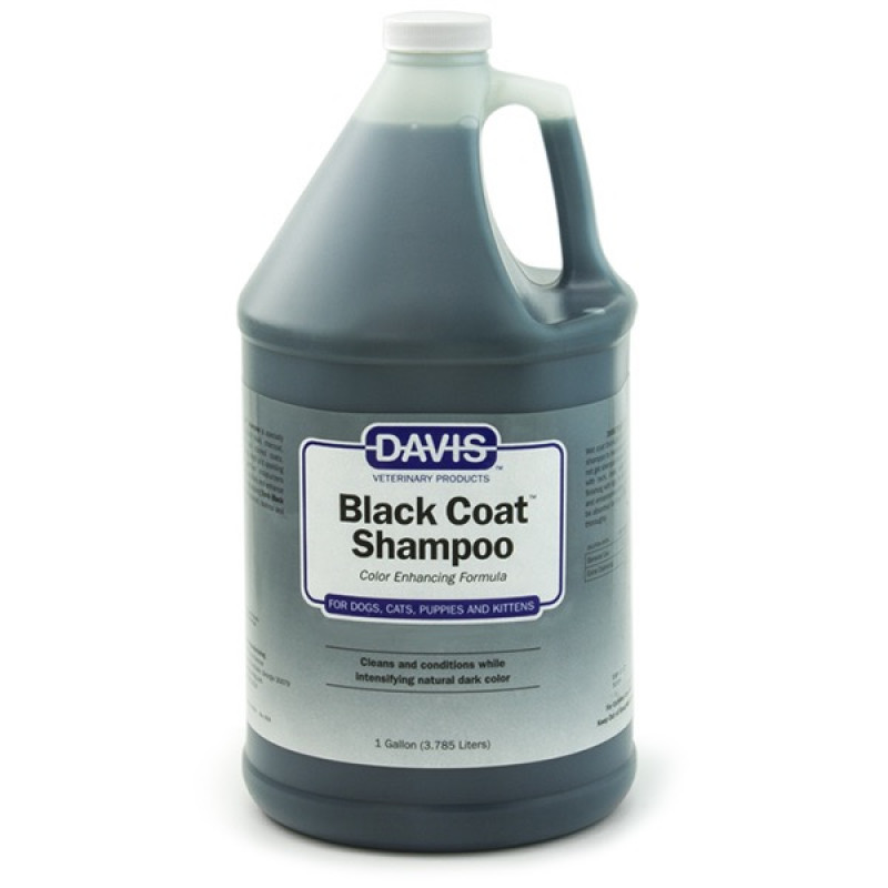 Davis Black Coat Shampoo шампунь для собак и кошек с черной шерстью, 3.79 л