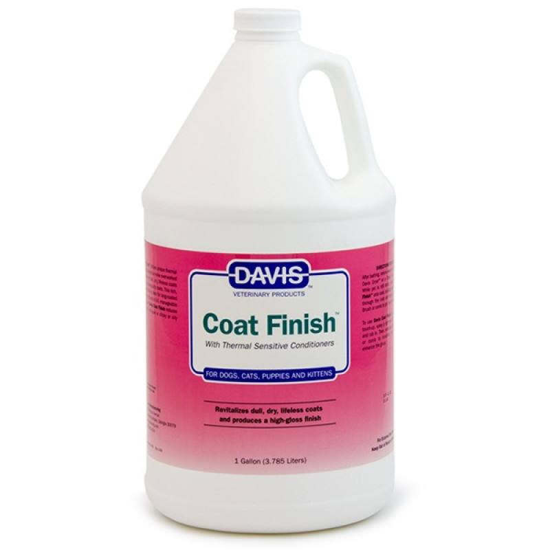Davis Coat Finish средство для восстановления шерсти у собак и кошек, 3.79 л