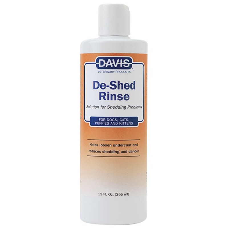 Davis De-Shed Rinse кондиционер для облегчения линьки у собак и кошек, 355 мл
