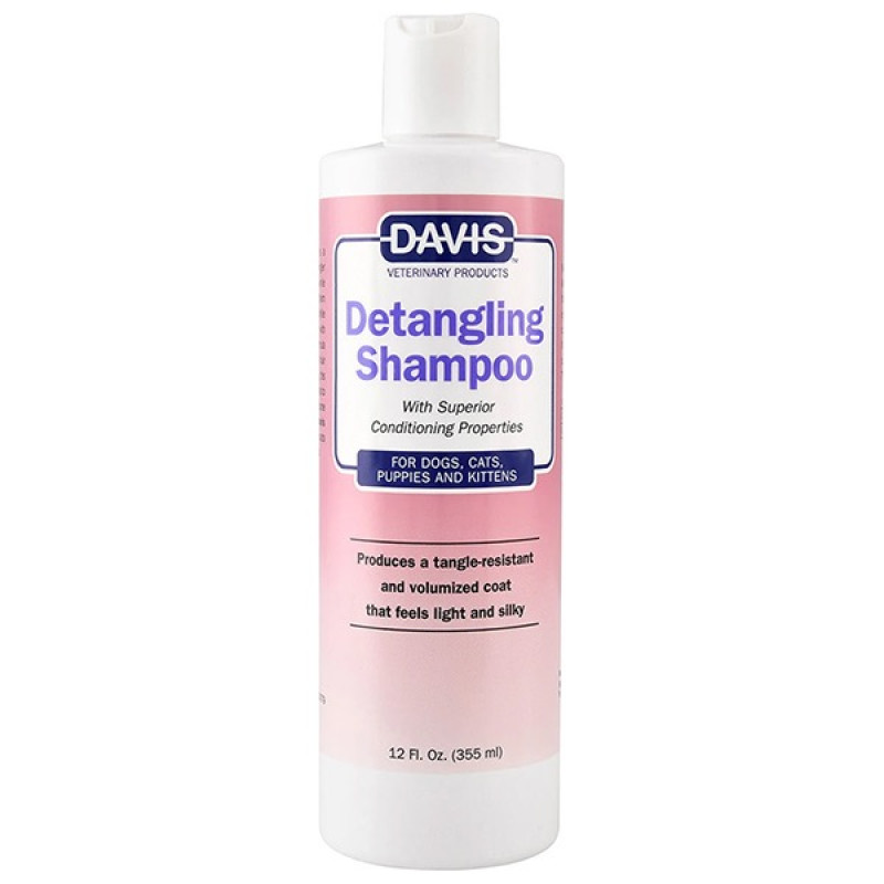 Davis Detangling Shampoo шампунь-кондиционер от колтунов для собак и кошек, 355 мл