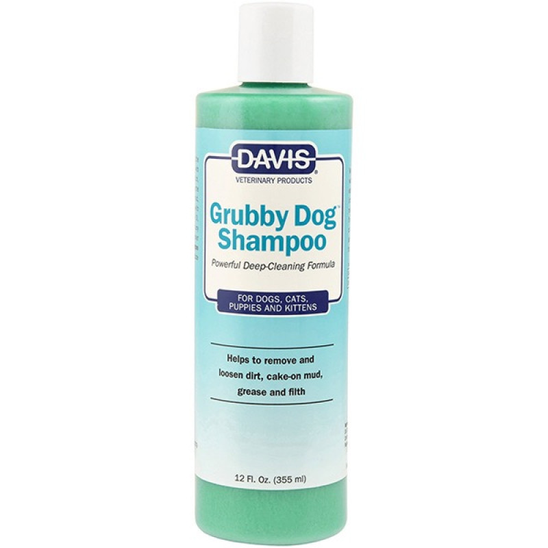 Davis Grubby Dog шампунь для глубокого очищения шерсти собак и кошек, 355 мл